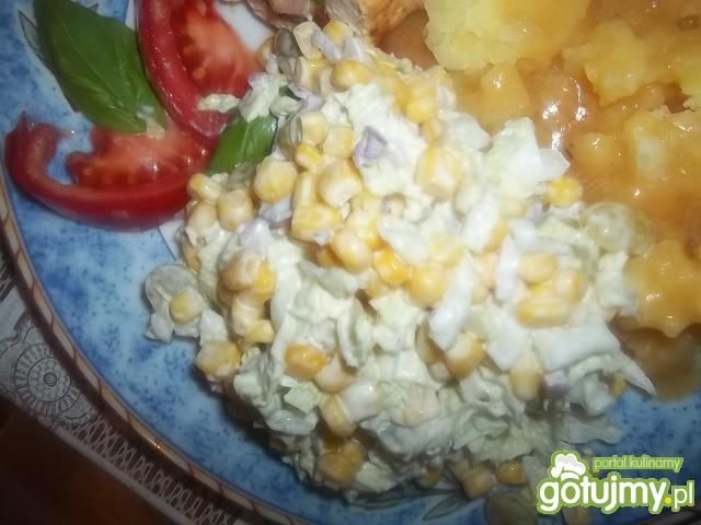 Kapuściana surówka z winogronami Kapuściana surówka z winogronami