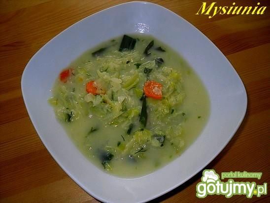 Kapuściana zupa na wiosne