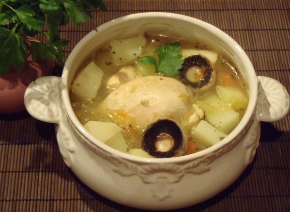 Kapuśniaczek na filecie