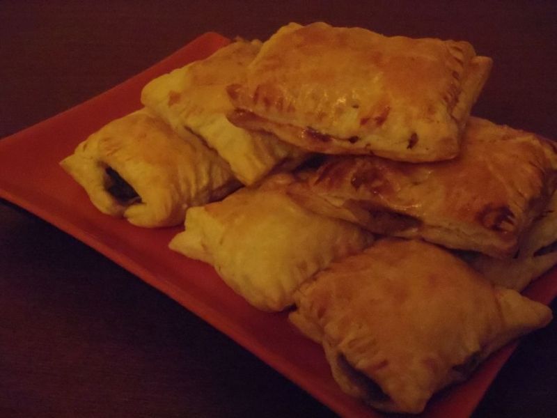 Kapuśniaczki z ciasta francuskiego