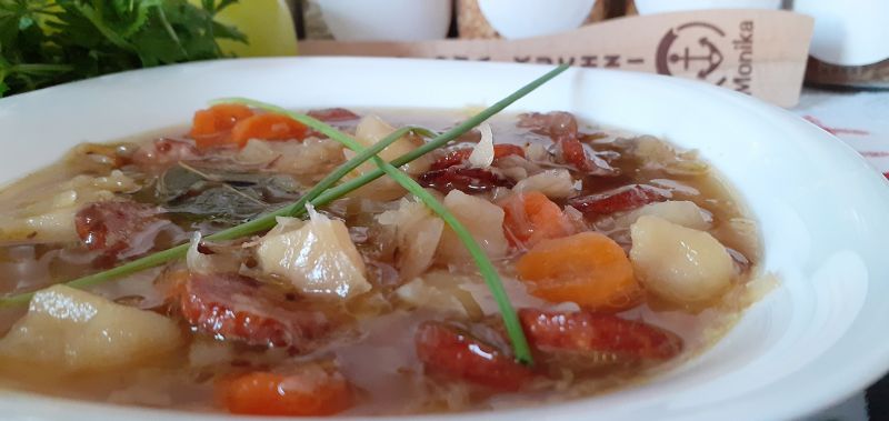 Kapuśniak na wywarze ze schabu Kapuśniak na wywarze ze schabu