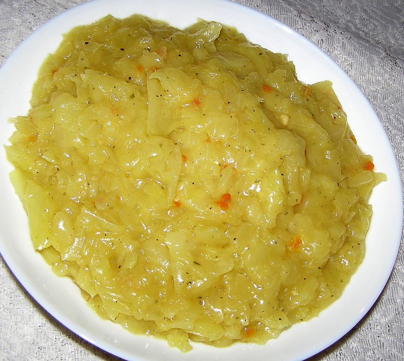 Kapusta biała duszona