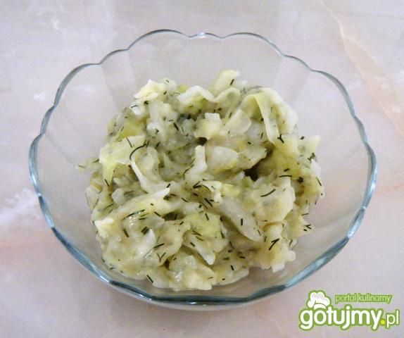 Kapusta biała z koperkiem