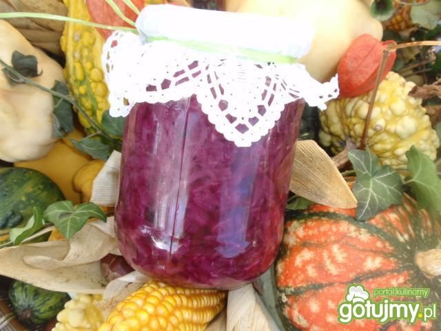Kapusta czerwona do słoika