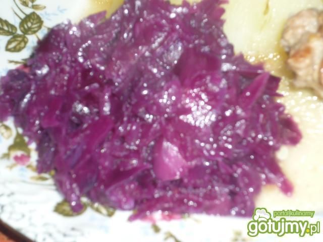 Kapusta czerwona duszona w winie
