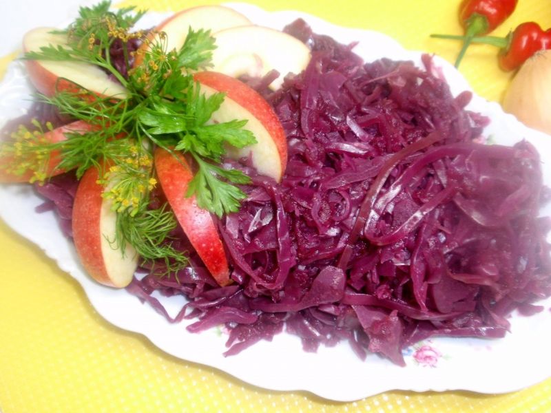 Kapusta czerwona gotowana