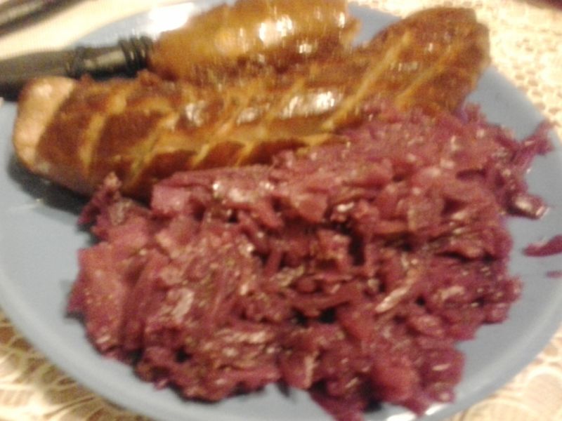 Kapusta czerwona z majerankiem Kapusta czerwona z majerankiem