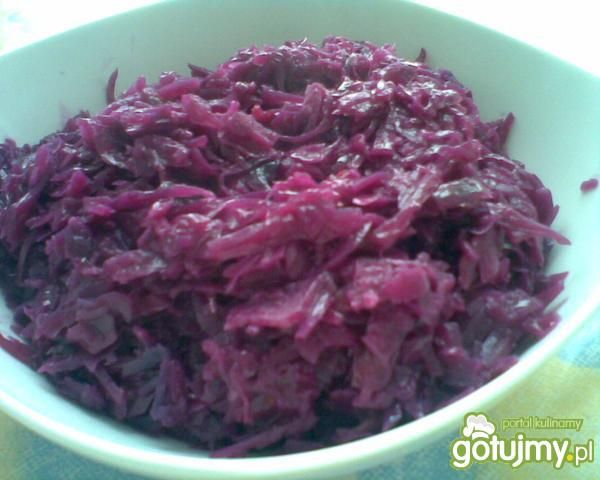 Kapusta czerwona - zasmażana.
