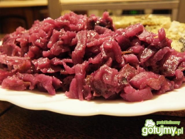 Kapusta czerwona zasmażana.