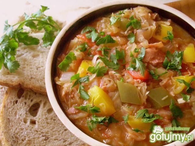 Kapusta duszona z papryką Kapusta duszona z papryką