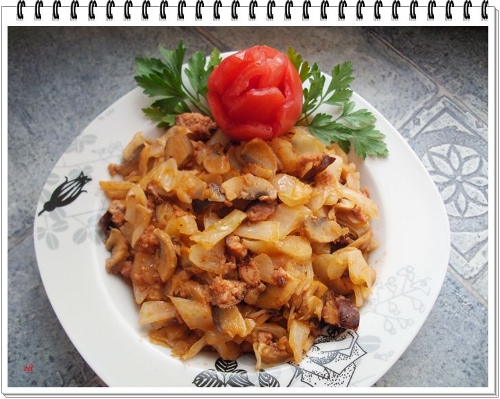 Kapusta Eli ala szybki bigos Kapusta Eli ala szybki bigos