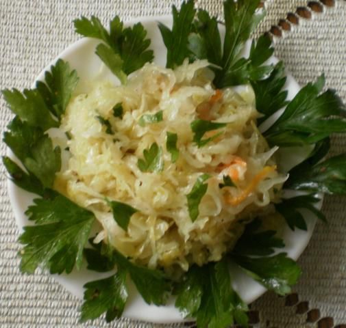 Kapusta kiszona na miodowo :