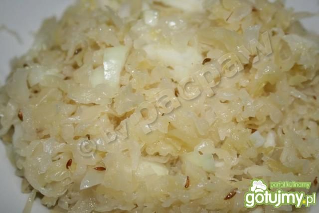 Kapusta kiszona z cebulką na słodko Kapusta kiszona z cebulką na słodko