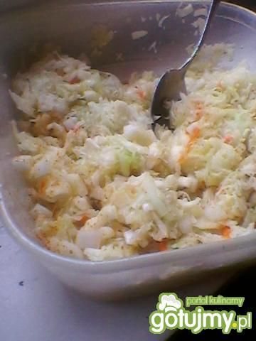 Kapusta kiszona z jabłkiem