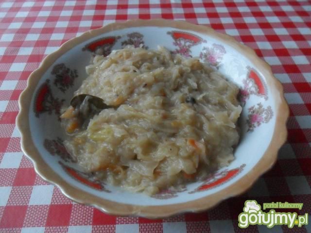 Kapusta kiszona zasmażana Kapusta kiszona zasmażana