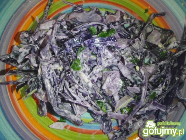 Kapusta modra z gomasio 