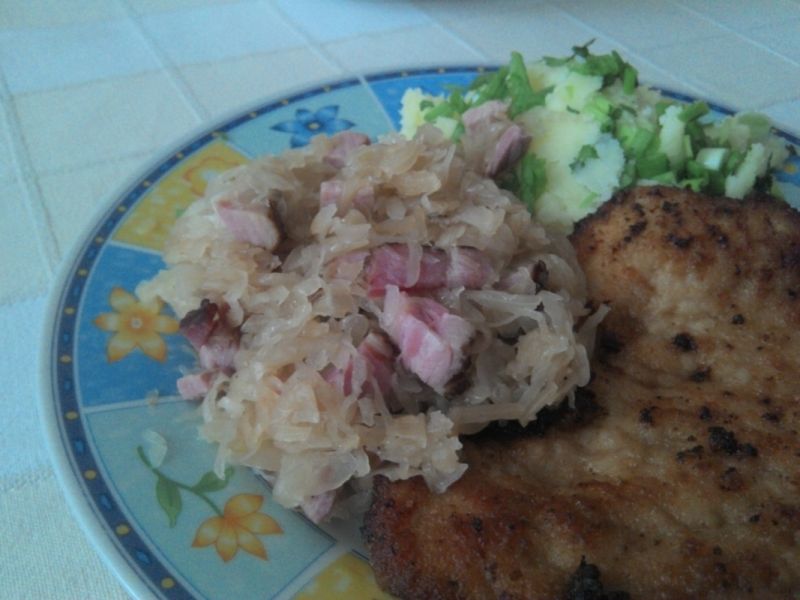 Kapusta na ciepło z zasmażką  Kapusta na ciepło z zasmażką