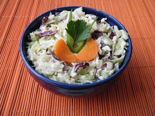 Kapusta pekińska z cykorią 