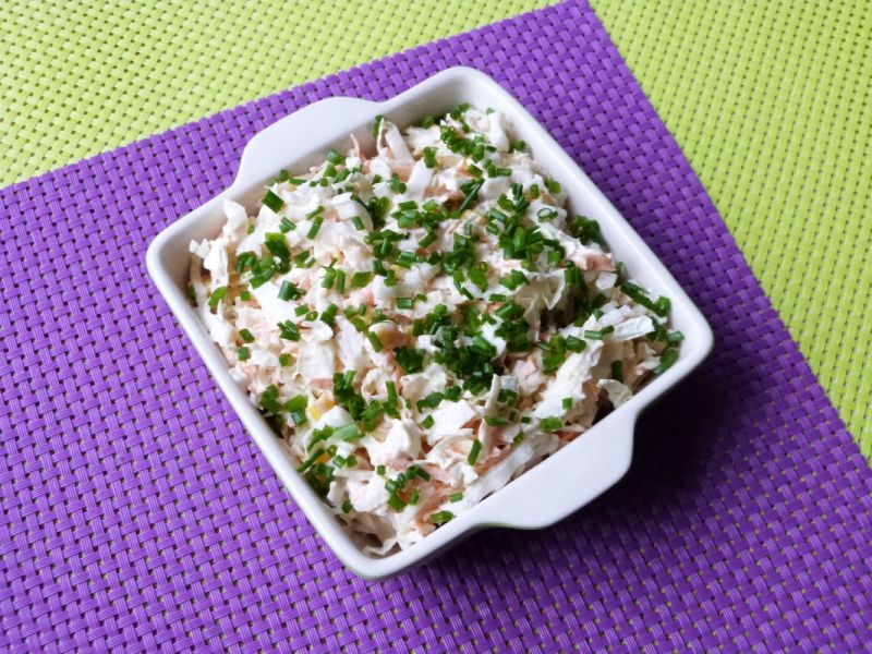 Kapusta pekińska z czarną rzodkwią