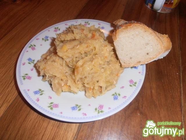 Kapusta postna z grochem Kapusta postna z grochem