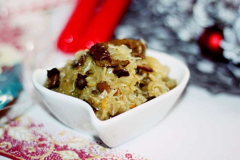 Kapusta Wigilijna z grzybkami Kapusta Wigilijna z grzybkami