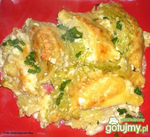 Kapusta włoska zapiekana           