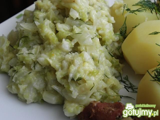 Kapusta włoska zasmażana. Kapusta włoska zasmażana.