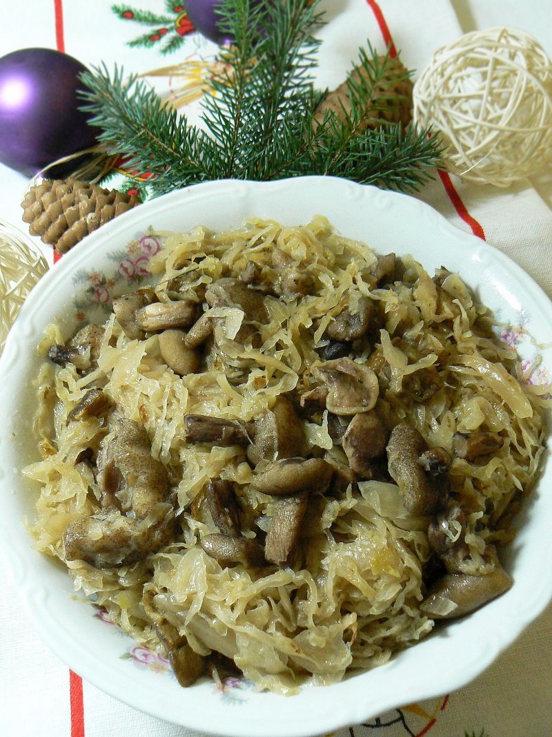 Kapusta z grzybami  Kapusta z grzybami