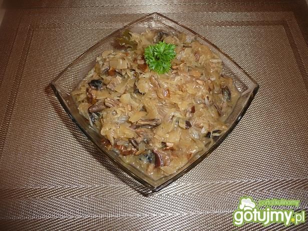 Kapusta z grzybami wg aginaa  Kapusta z grzybami wg aginaa