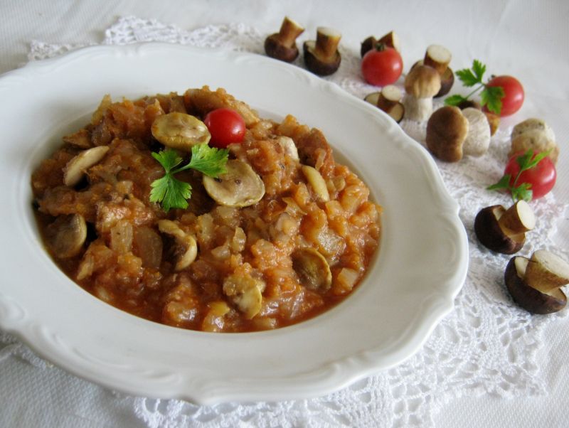 Kapusta z maślakami Kapusta z maślakami