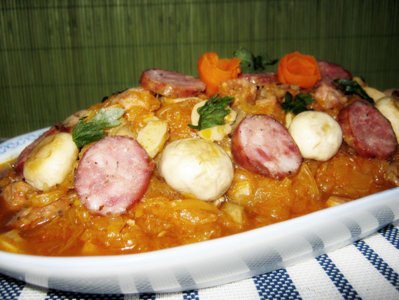 Kapusta z pieczarkami Kapusta z pieczarkami
