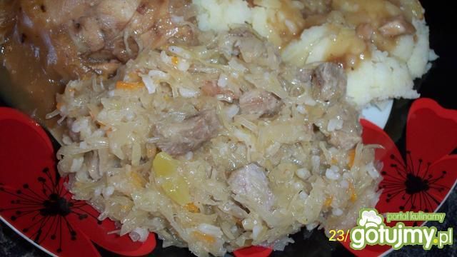 kapusta z ryżem  (do obiadu)  kapusta z ryżem  (do obiadu)