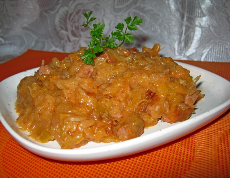 Kapusta zagęszczana zasmażką Kapusta zagęszczana zasmażką