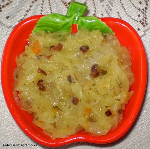 Kapusta zasmażana ,, Trzech sióstr „: