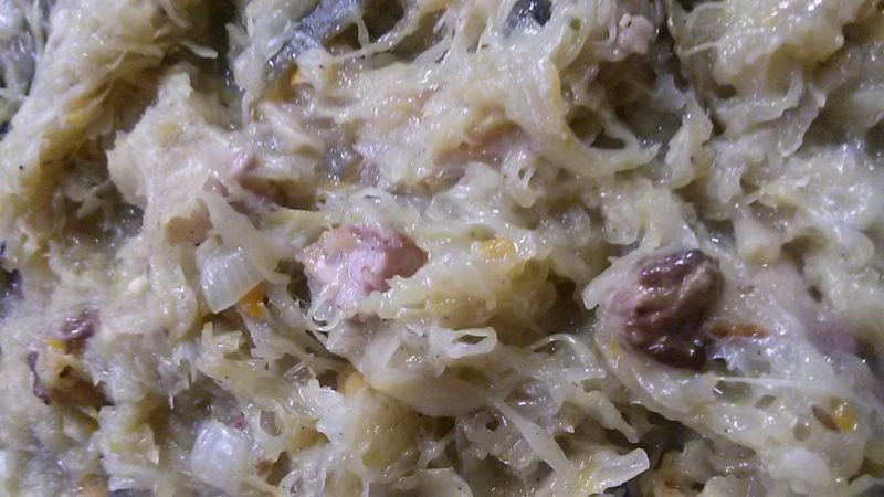 Kapusta zasmażana z boczkiem 