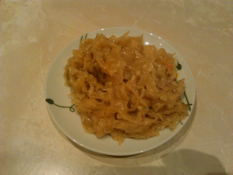 Kapusta zasmażana z cebulą Kapusta zasmażana z cebulą