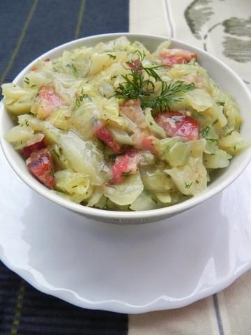 Kapusta zasmażana z sosem sojowym Kapusta zasmażana z sosem sojowym