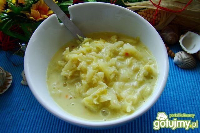 Kapustka w śmietanie z nutą czosnkową  Kapustka w śmietanie z nutą czosnkową
