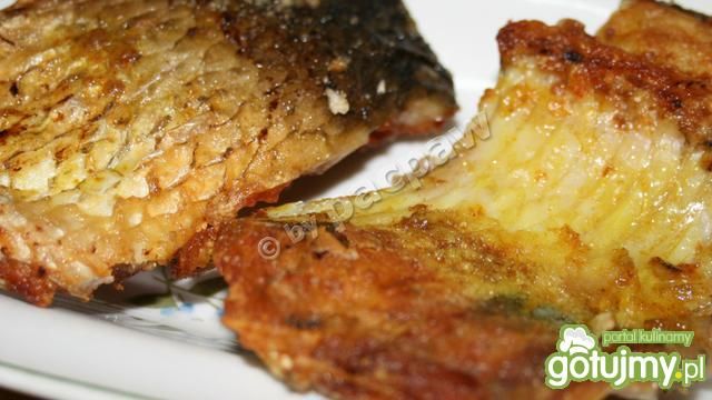 Karaś smażony w curry  Karaś smażony w curry