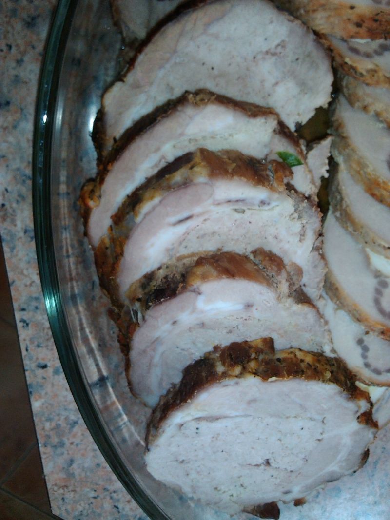 Karczek faszerowany mięsem