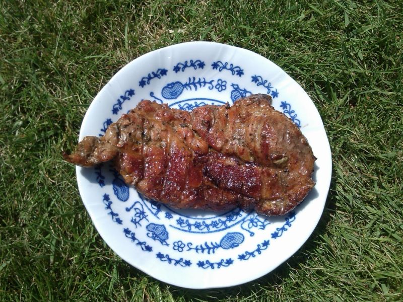 Karczek grillowany w ziołowej marynacie 