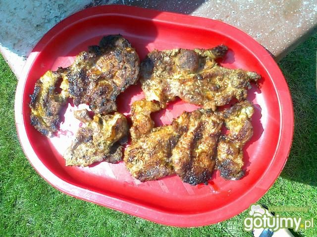 Karczek grillowany z czosnkiem