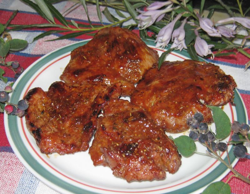 Karczek na grilla w marynacie