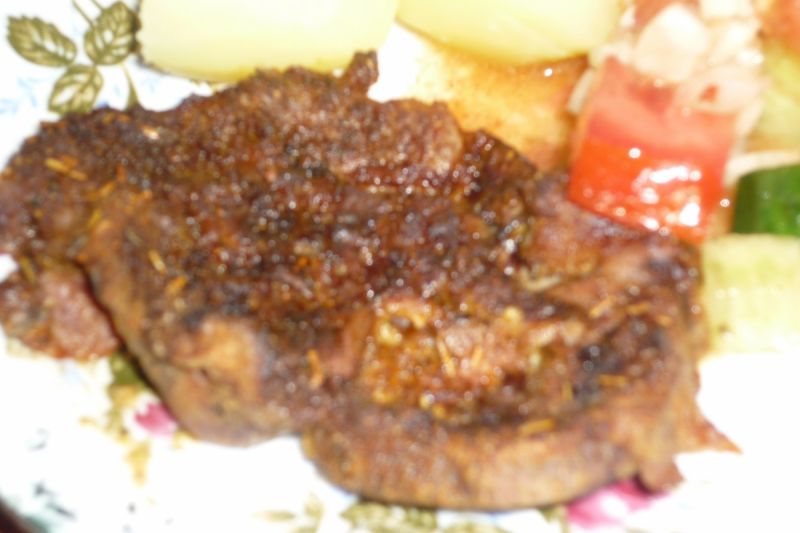 Karczek pieczony w musztardzie i przyprawie gyros  Karczek pieczony w musztardzie i przyprawie gyros