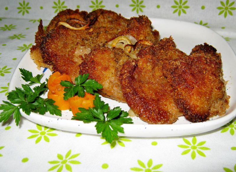 Karczek w panierce z piekarnika