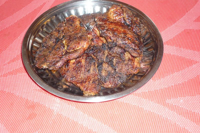 Karkówka grillowana w marynacie musztardowo-ziołow Karkówka grillowana w marynacie musztardowo-ziołow