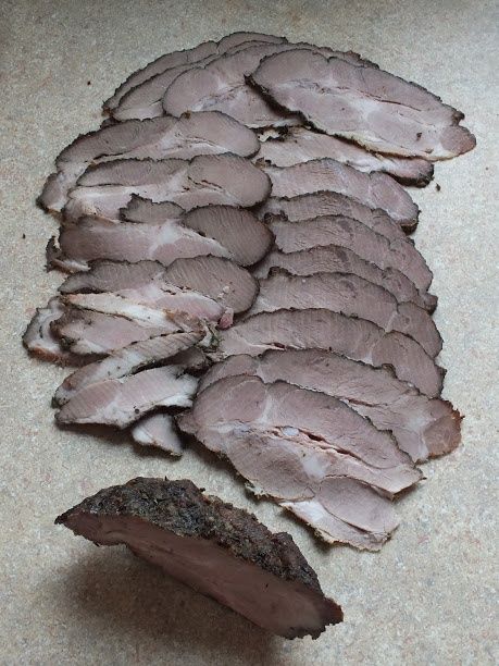 Karkówka mocno ziołowa pieczona w winie Karkówka mocno ziołowa pieczona w winie