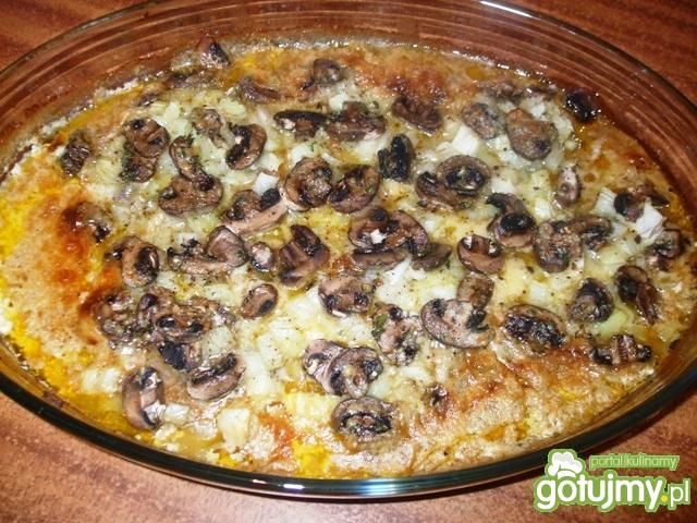 Karkówka na pieczarkowo