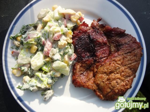 Karkówka piwna na ostro z grilla  Karkówka piwna na ostro z grilla