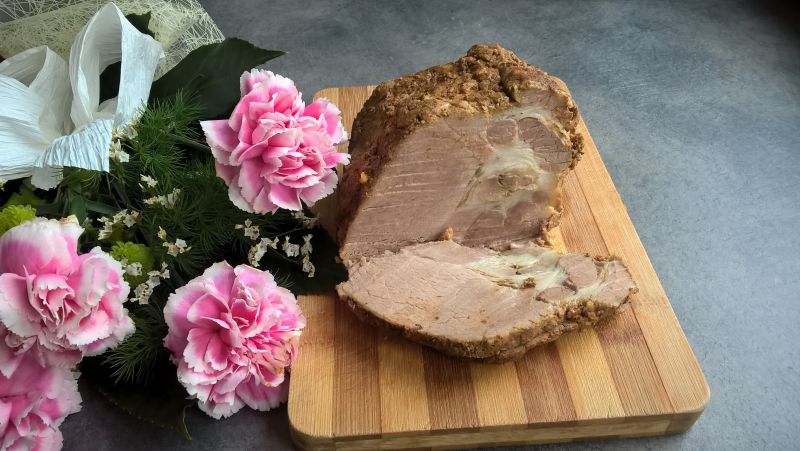 Karkówka w marynacie musztardowo-ziołowej